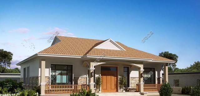 建筑|给农村父母盖养老房,这10套小平层真心不错,神龛堂屋火炕全都有