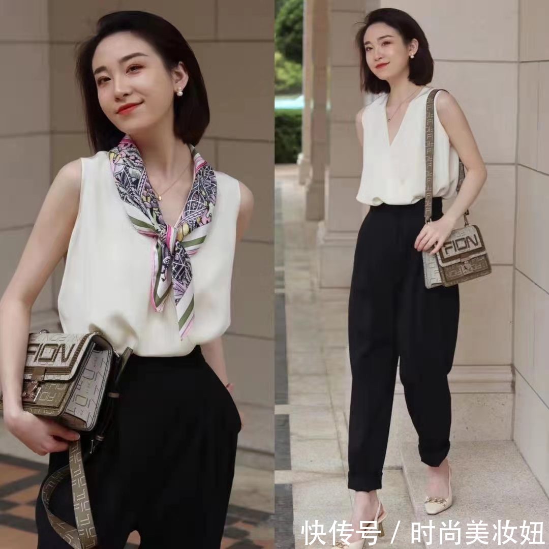 黑白|仅凭一身极简“黑白配”搭配，穿出满满的高级感，体面又优雅