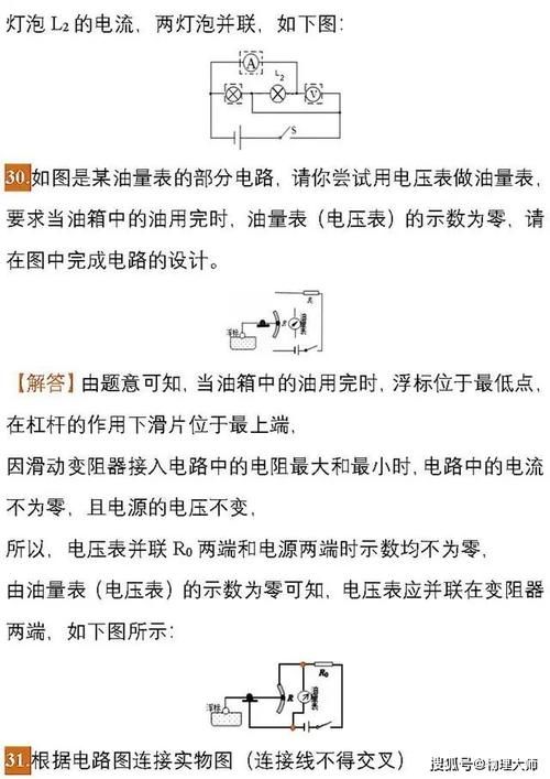 初中物理：中考物理作图题专项练习（含答案）