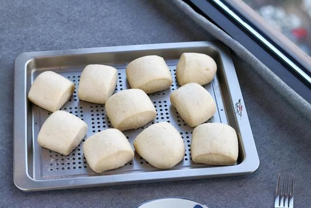 小米做馒头真香，面团不用发酵，一次发酵真快