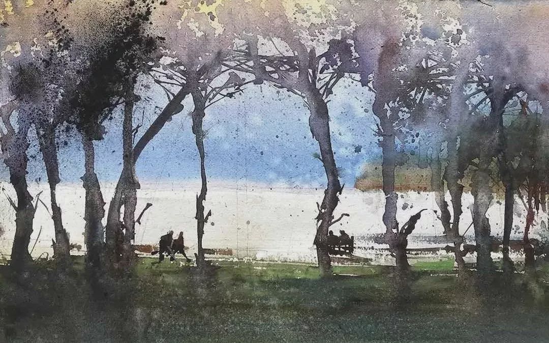 水彩&意大利艺术家杰拉米亚·塞里的水彩作品欣赏