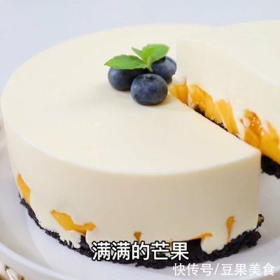 打蛋器|芒果酸奶慕斯蛋糕 低糖0负担