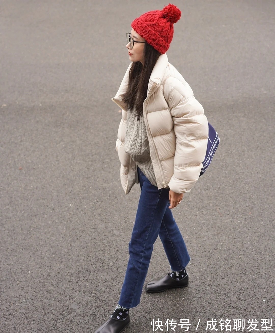 短+长|这才是最适合冬天的打扮,羽绒服+长裤保暖又舒服,时尚又好看