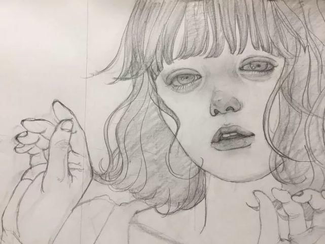 心声&她的铅笔插画，画出每个女孩的心声，美到让人陶醉~