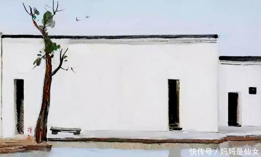 意境|他画扇门卖7475万,加棵树卖1.1亿,看看那个树的意境就明白了