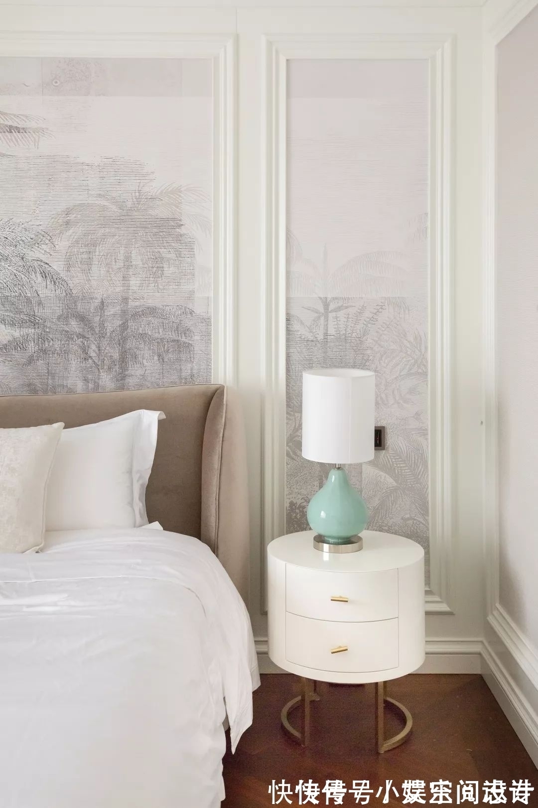 空间|270㎡精装房软装设计,简洁、纯美的温馨轻法式风