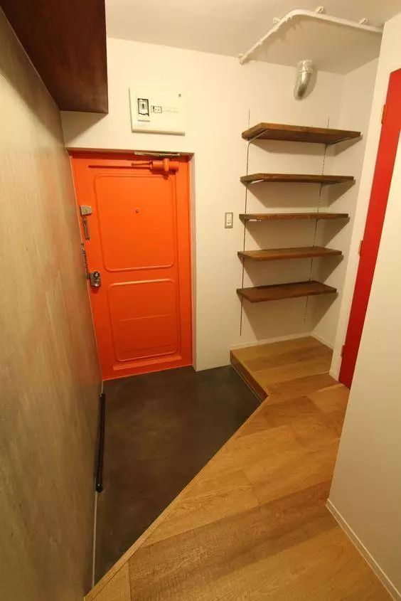 鞋凳|玄关做成下沉式,哪怕面积再小都能坐着换鞋,漂亮实用,家里还没灰!