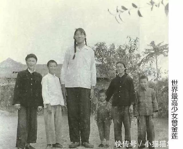 曾金莲|史上吉尼斯女巨人曾金莲5岁能挑水做饭,14岁长到2.34米