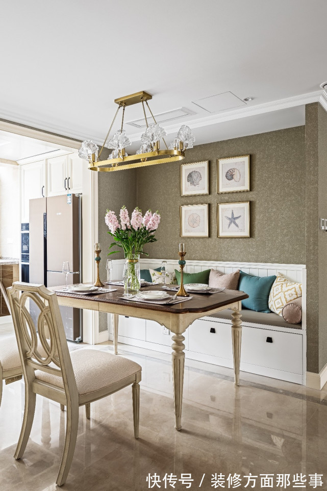 三居室|127平美式风三居室,空间氛围十分具有生活化气息