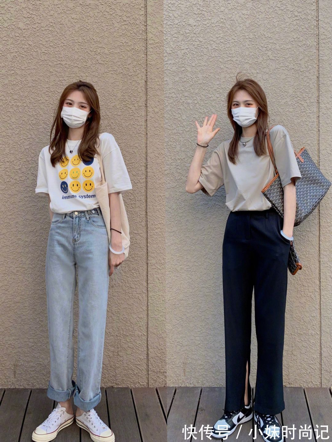 黑白|女人30岁后穿衣拒绝老气,学这位博主的减龄穿搭,清爽随性又时髦