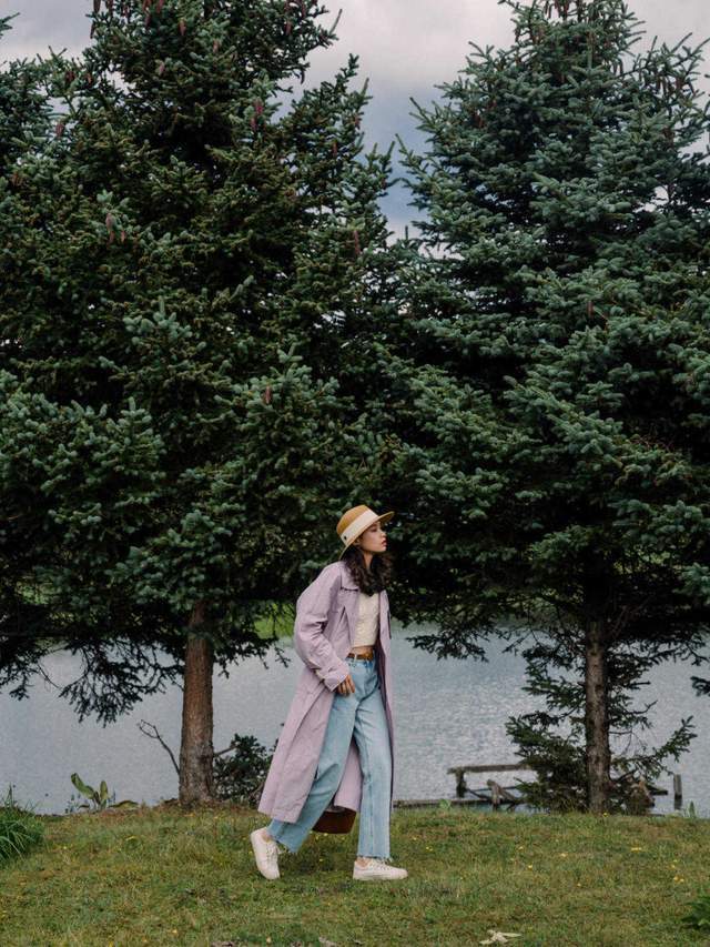 针织衫|风衣是秋天的标配,搭配牛仔裤气质绝了,年轻活力又高级大气