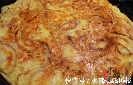 电饼|洋葱加入3个鸡蛋,教你营养新吃法,简单快捷,天天吃也不腻!