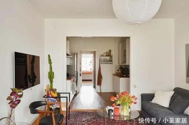 小户型|47平米充满植物的家,小户型也能打造奇幻北欧风!