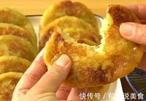 红薯饼好吃有诀窍，这样做不发面，咬一口外酥里嫩，老少皆宜！