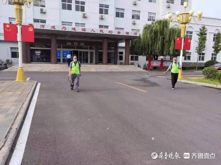 防控|惠民县孙武街道惠安社区组织志愿服务队开展疫情防控宣传