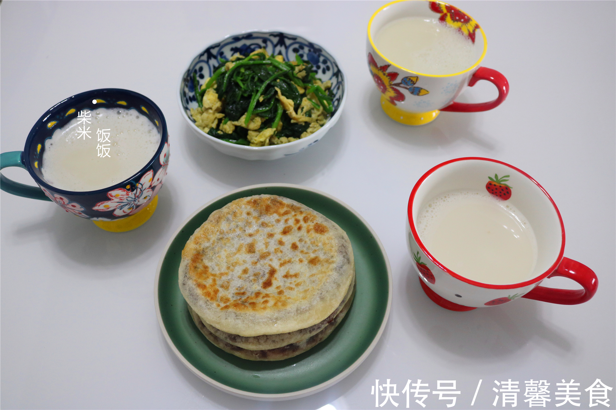 菠菜|晒晒我家最近7天早餐，跟着一起做，再也不愁早餐吃什么