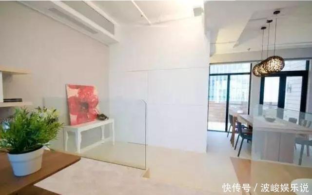 沙发|94㎡简约一室房，没有墙的设计，连卧室都是“隐藏”起来的