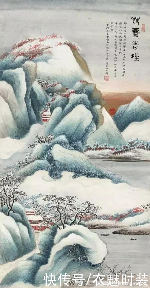 山水画|张大千曾经高度完美,傅雷却对他的山水持贬低之态,究竟为何