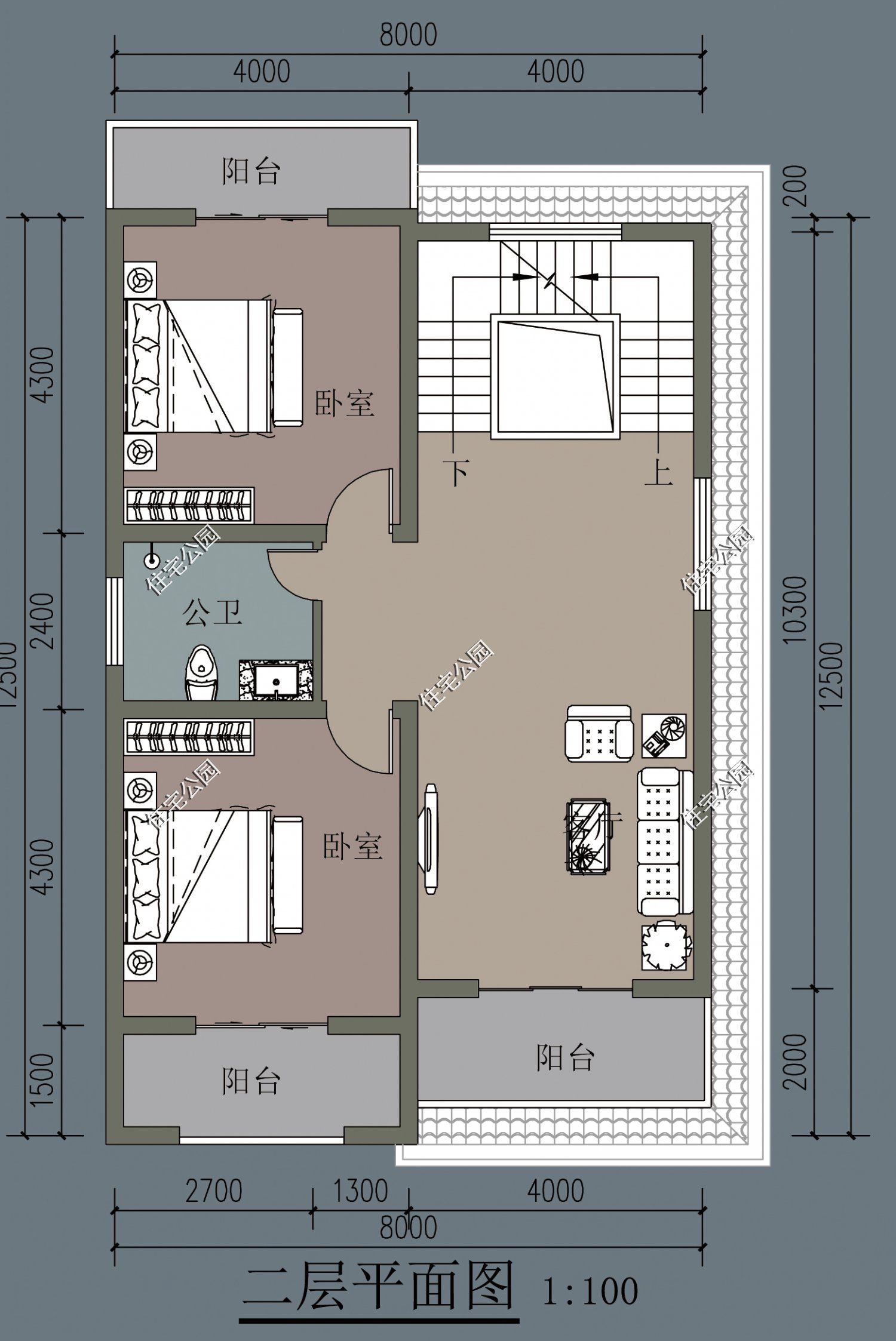 占地|精选10套三层户型图纸，占地面积均不足百平，尤其适合新农村修建