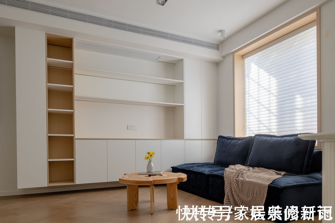 空间|60㎡改极简两房半,LDK客餐厨一体设计,空间显大堪称小户型典范