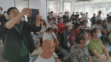 梁岩|丹青结同心，彩墨颂党恩—梁岩、刘永泽、罗丹青书画联展揭幕