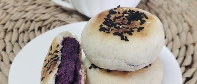 手把手教你做“无油、无糖”的“紫薯全麦饼”，营养好吃，又低脂！