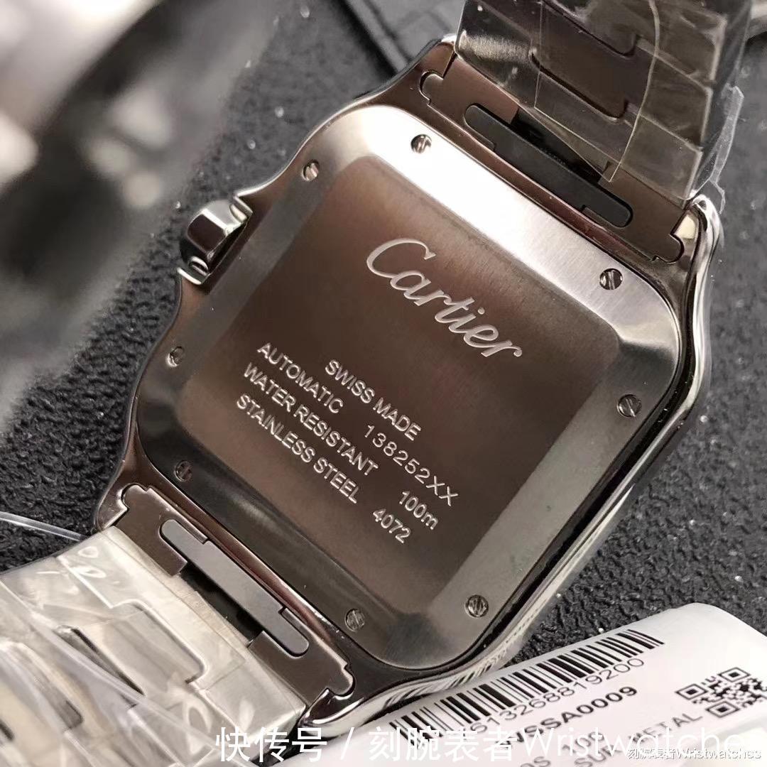 链节|V6厂山度士复刻表评测—V6厂卡地亚山度士「碳镀层」新款质量怎样?