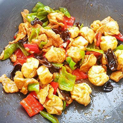 油肉|过油肉小花卷