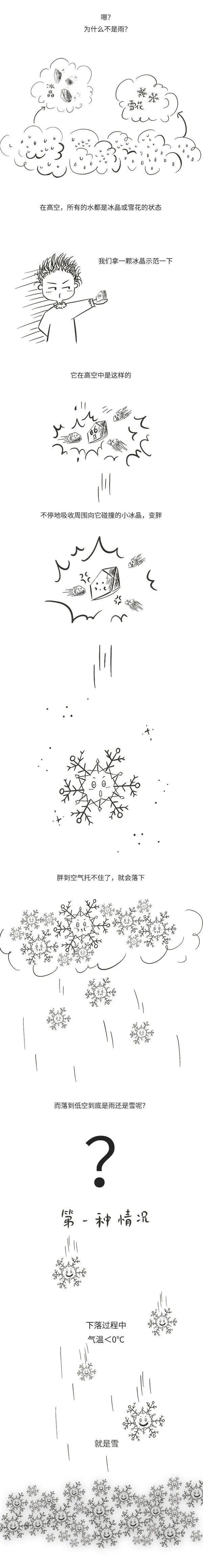 百帕|寒潮到！为何这儿下雪那儿却下雨｜手绘漫画