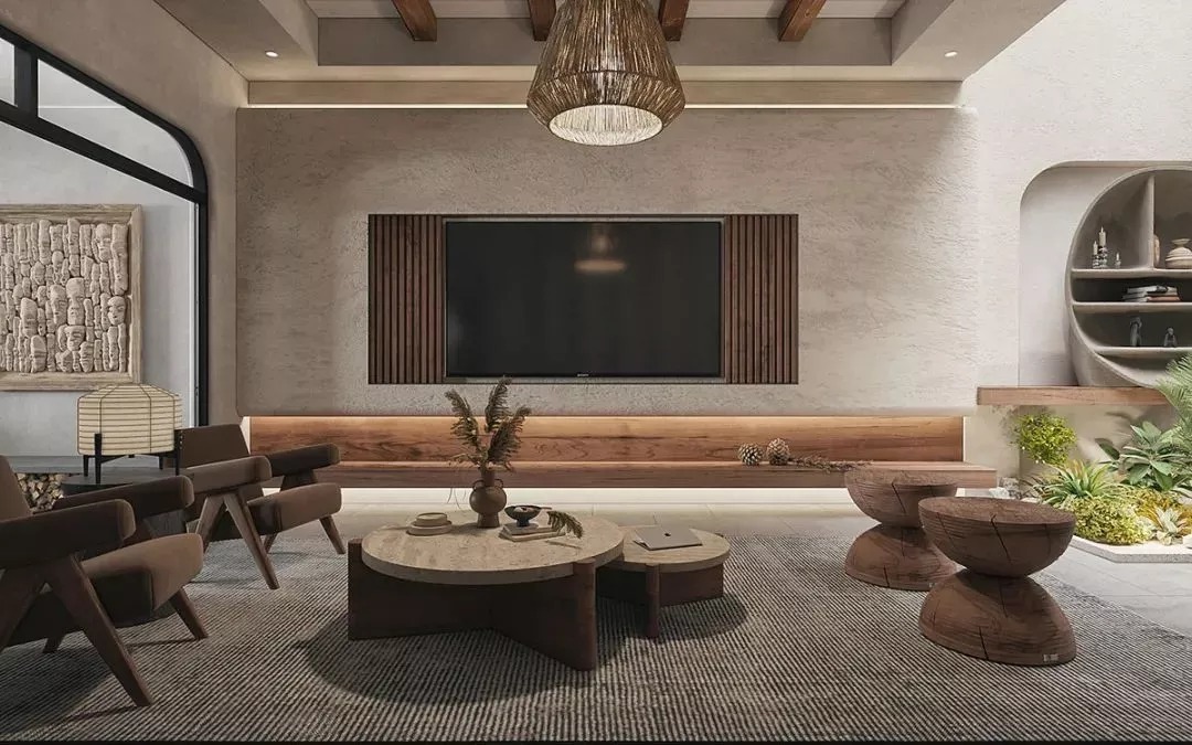 住宅|天然材料打造“舒适洞穴”,这些住宅太可了!