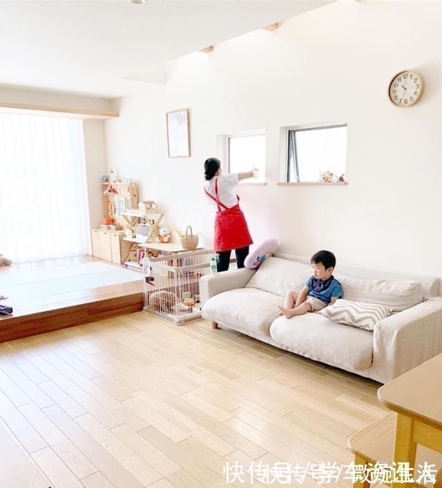 太太|拥有一儿一女的日本太太，依然把家收拾得干干净净、清清爽爽，棒！