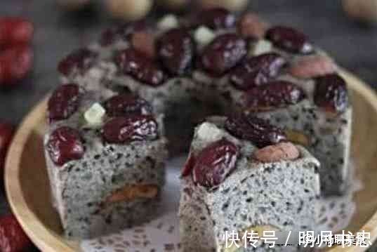 黑芝麻粉|健康，营养，美味的粗粮发糕，一滴食用油都没有