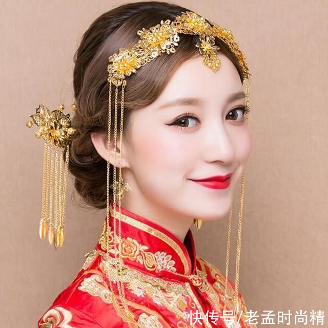 头饰|新娘不仅要精美、华丽的服装，还需要能起到点睛之笔的新娘头饰