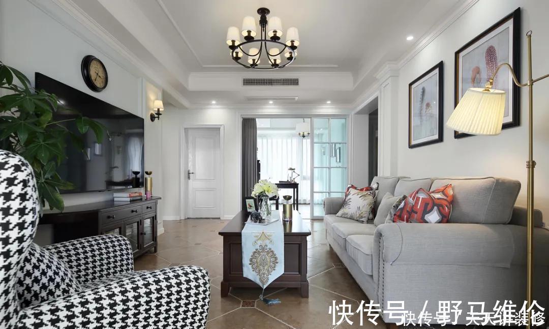 新房|127㎡现代美式风格新房装修,浪漫优雅简洁大方!