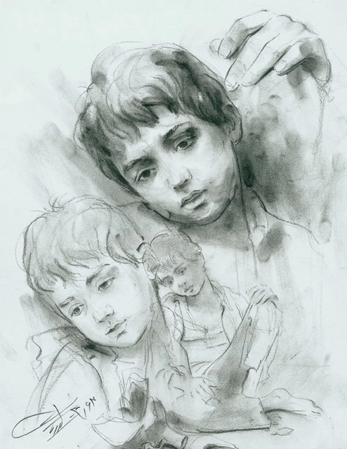 艺术家!伊朗艺术家莫提.Katouzian 素描作品欣赏