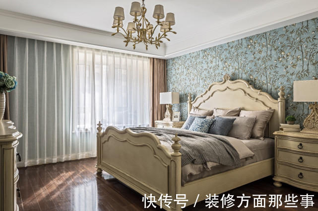 三居室|127平美式三居室,空间流泻出沉静淡然的气息很是惬意