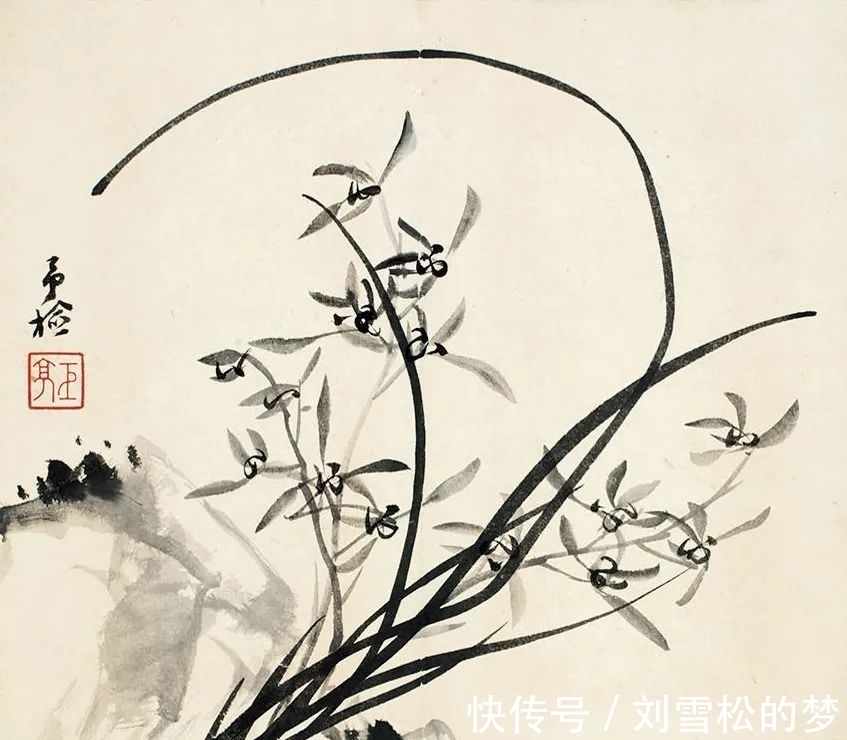 姿态|清代蒋予检笔下的兰花:纵横偃仰,别有姿态