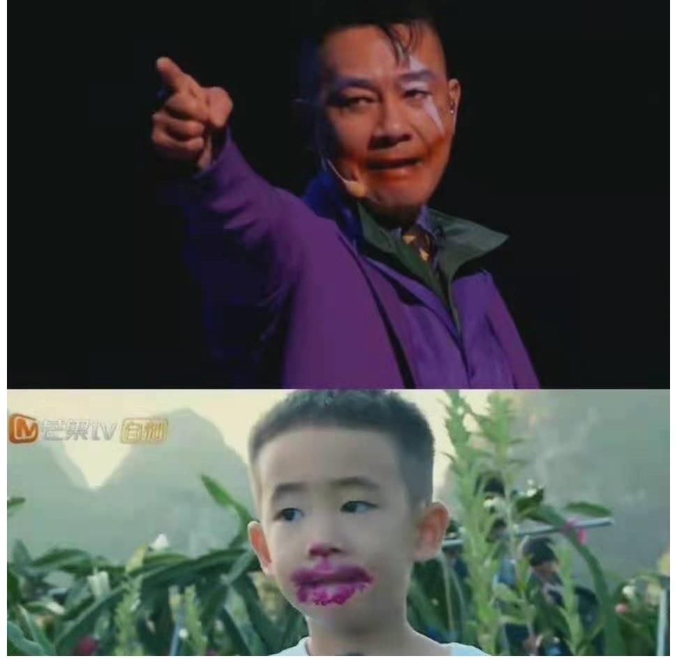 小春|陈小春小丑装VS Jasper吃火龙果,场面太美,哈哈哈哈哈笑不活了