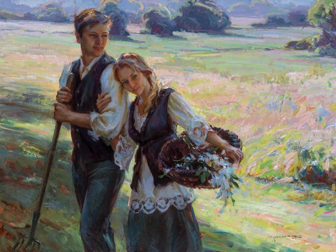 肖像!充满色彩、自由、深度的笔触的人物肖像油画作品