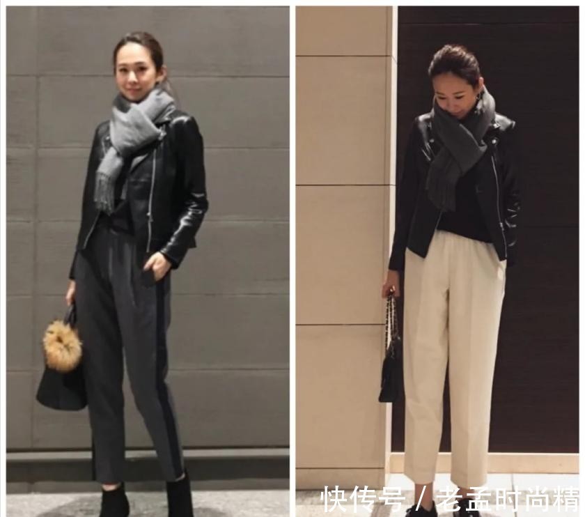 脚踝 秋天下装流行“过膝不过脚踝”，适合中年女人