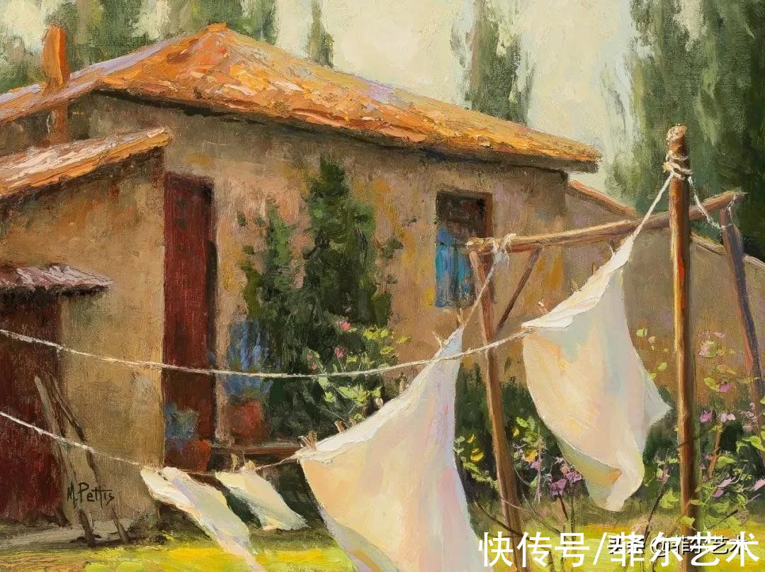 兰迪@她是一位富有表现力的现实主义画家，笔触和色彩让人喜欢不已