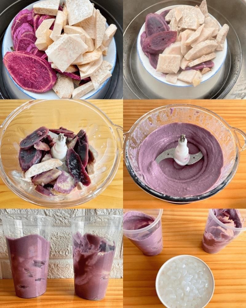 浓郁|香醇浓郁?自制芋泥厚厚牛乳~