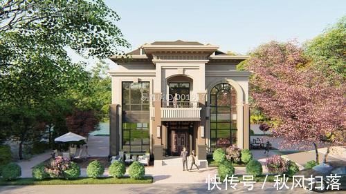 农村|11.6×10.7米带电梯农村二层别墅,这样的设计是不是有点奢侈?