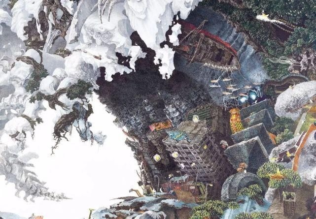 幅画!一幅画画了3年,细到要用放大镜,他把钢笔画玩到了极致