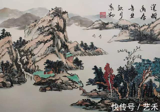 一等奖!徐慕翔——中国当代德艺双馨艺术家丨远景收眼底 动中藏恬静