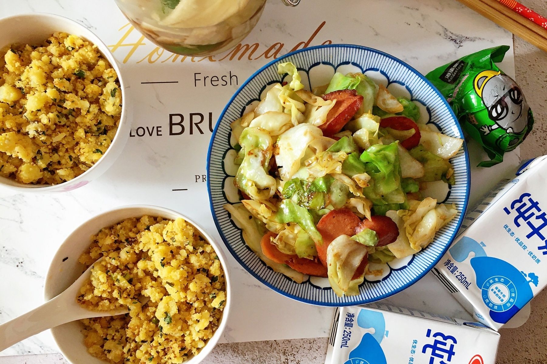 傀儡|夏天我家早餐这么吃，有肉有菜有主食，营养全面，全家爱吃