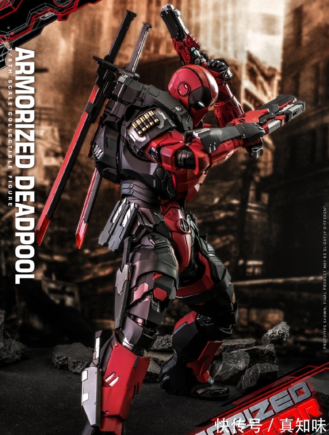 装甲|神似钢铁侠！Hottoys装甲死侍1/6可动人偶 售价2580元