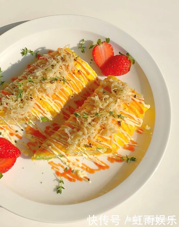 被阳光包围的土豆泥鸡蛋卷!应该给你自己的生活增添一些仪式感!