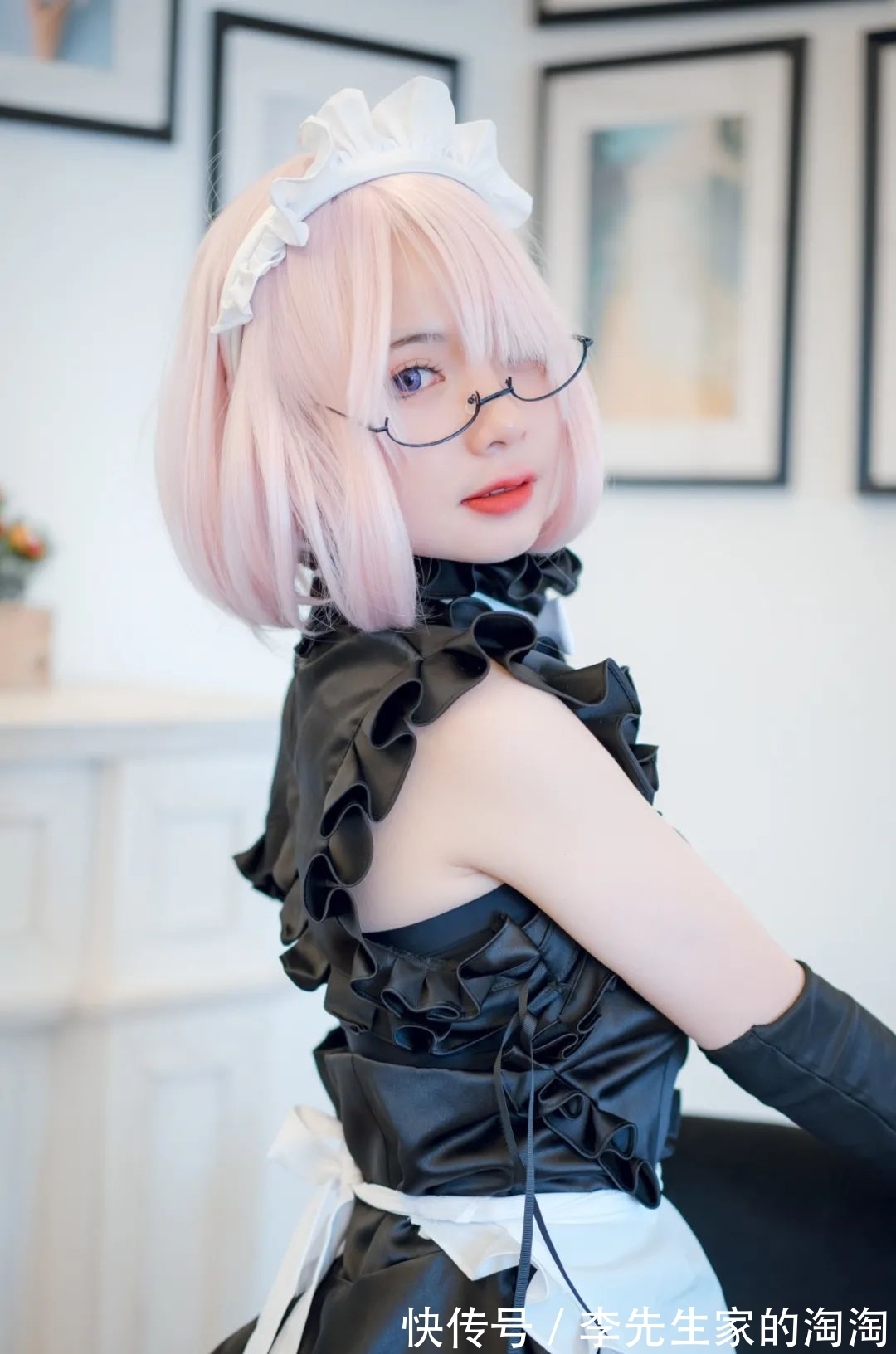 女仆|cos:女仆玛修小可爱cos正片@当归