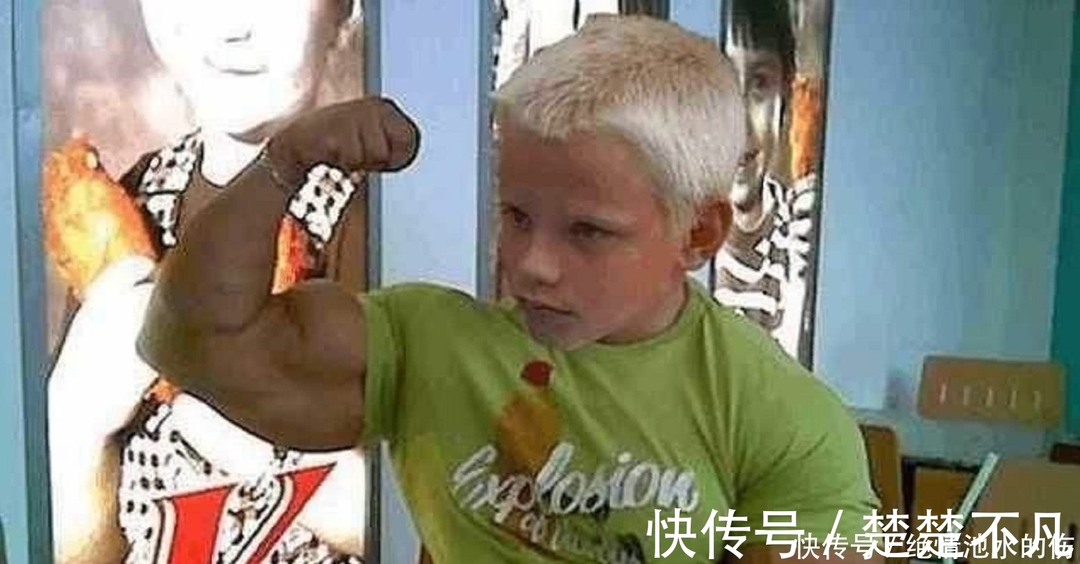 篮球队|全球“大力士”的小孩:小小年纪强壮的肌肉,掀起衣服大家不淡定